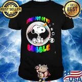 Stay Out Of My Bubble Snoopy Lgbt Shirt