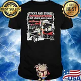 Sticks And Stones May Break My Bones But Hooks And Chains Excite Me Trucks Shirt