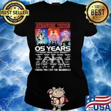 Stranger Things 05 Years Thank You For The Memories Shirt Ladies tee