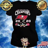 Super Bowl Champions 2020 Tampa Bay Buccaness Shirt Ladies tee