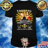 Supernatural Movie 2005 2021 Ackles Collins Padalecki Signatures Thanks For The Memories shirt