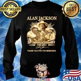 The Alan Jackson 38th Anniversary 1983 2021 Signature Thanks For The Memories Sweater
