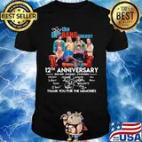 The Big Bang Theory 12th Anniversary 2007 2019 Signatures Thank You For The Memories Shirt