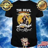 The Devil Whispered To Me I Am Coming For You Bring Beer Skull Shirt
