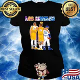 The Los Angeles Sports 23 Lebron James 24 Kobe Bryant And 50 Betts Signatures Ladies tee
