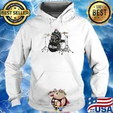 The Mittens Old Man Wear Mask Covid 19 Druming Shirt Hoodie