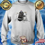 The Mittens Old Man Wear Mask Covid 19 Druming Shirt Sweater