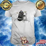The Mittens Old Man Wear Mask Covid 19 Druming Shirt