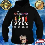 The philadelphia teams sport abbey road signatures Hoodie