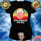 The Rush Limbaugh 1957 2021 vintage Ladies tee