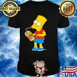 The Simpsons Bart Simpson Squishee Brain Freeze Shirt