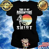 This Is My Adventure Riding Sunset Vintage Shirt Ladies tee