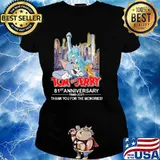 Tom And Jerry 81st Anniversary 1940 2021 Thank You For The Memories Shirt Ladies tee