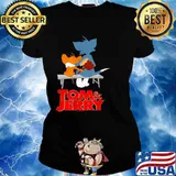 Tom & Jerry Movie Parkbench Ladies tee