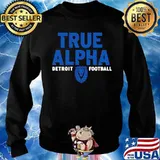 True alpha Detroit Lions football tee Sweater