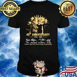 U2 45th Anniversary 1976 2021 Thank You For Your Music And Memories Signature Shirt