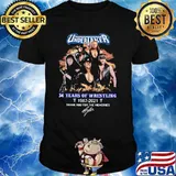 Undertaker 34 Years Of Wrestling 1987 2021 Thank You For The Memories Signature Shirt