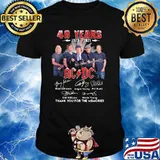 48 Years 1973 2021 Ac Dc Thank You For The Memories Signature Shirt