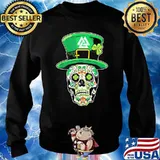 Viking Irish Skull Patricks Day Shirt Sweater