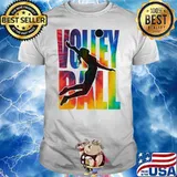 Volleyball ladies player hippie shirt