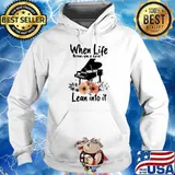 When Life Throws You A Curve Lean Into It Piano Flowers Shirt Hoodie