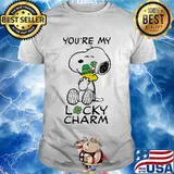 You’re My Lucky Charm Snoopy And Woodstock Patricks Day Shirt