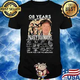 08 Years 2013 2021 Peaky Blinders Thank You For The Memories Signature Shirt