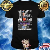 15 Seasons 1998 2003 Roy Williams Thank You For The Memories Signature Shirt