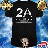 2A 1776 We The People Defend The Second Amendment Gun Shirt