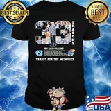 33 Roy Allen Williams Of Season Thanks For The Memories Shirt
