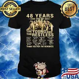 48 Years 1973 2021 The Young And The Restless Thank You For The Memories Signature Shirt