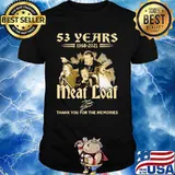 53 Years 1968 2021 Meat Loaf Thank You For The Memories Signature Shirt