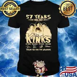 57 Years 1964 2021 The Kinks Thank You For The Memories Signature Shirt