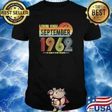 59th Birthday Legend Since September 1962 Vintage 59 Yrs Old Shirt