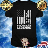 59th Birthday Shirt July 1962 The Birth Of Legends Shirt