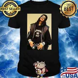 Aaliyah Black Leather Active Hip Hop Shirt