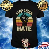 Anti Asian American Racism AAPI Stop Asian Hate Vintage Shirt
