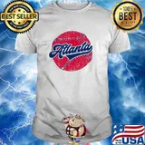Atlanta Baseball ATL Distressed Game Day Brave Shirt