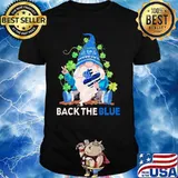 Back The Blue Police Gnome Patricks Day Shirt