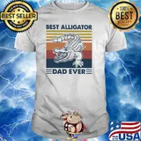 Best Alligator Dad Ever Vintage Shirt