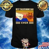 Best Dachshund dad ever vintage shirt