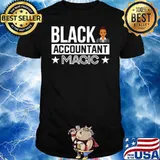 Black Accountant Magic Numbers Tax Season shirt