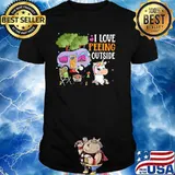 Camping Unicorn I love peeing outside shirt