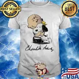 Charlie Hug Snoopy Signature Shirt