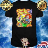 Chucky Charms Horror Movie Cereal Parody Shirt