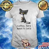 Coffee Tats Naps And Cats Shirt