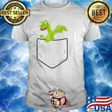 Cool Dragon in Your Pocket Funny Dragons Lover Gift Shirt