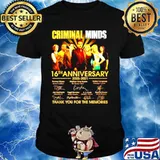 Criminal Minds 16th Anniversary 2005 2021 thank you for the memories shirt