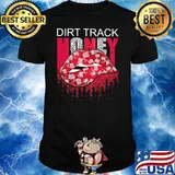 Dirt Track Honey Mouth Racing Lepoard Shirt