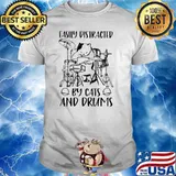 Easily Distracted By Cats And Drums Shirt